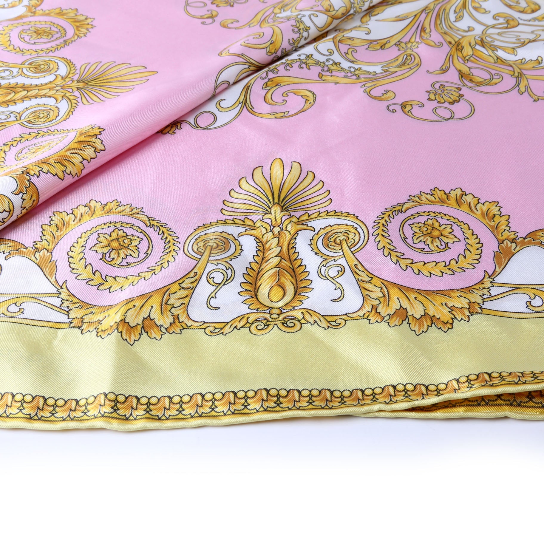 Barocco Spring Square Silk Scarf