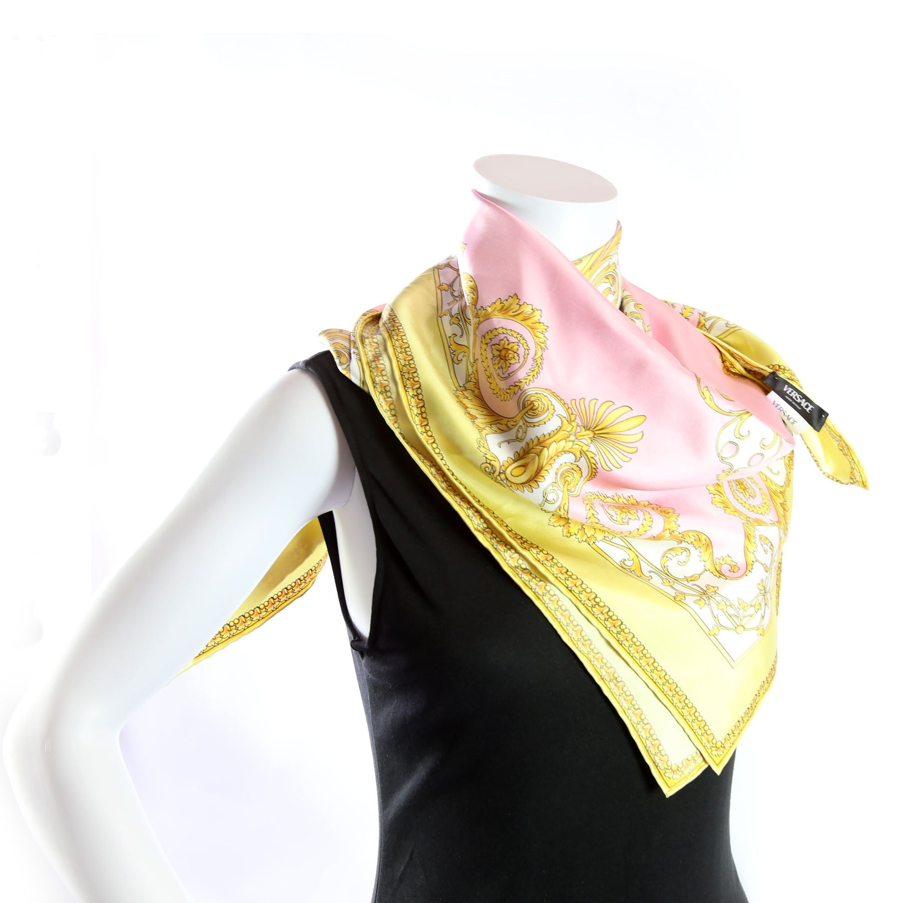Barocco Spring Square Silk Scarf