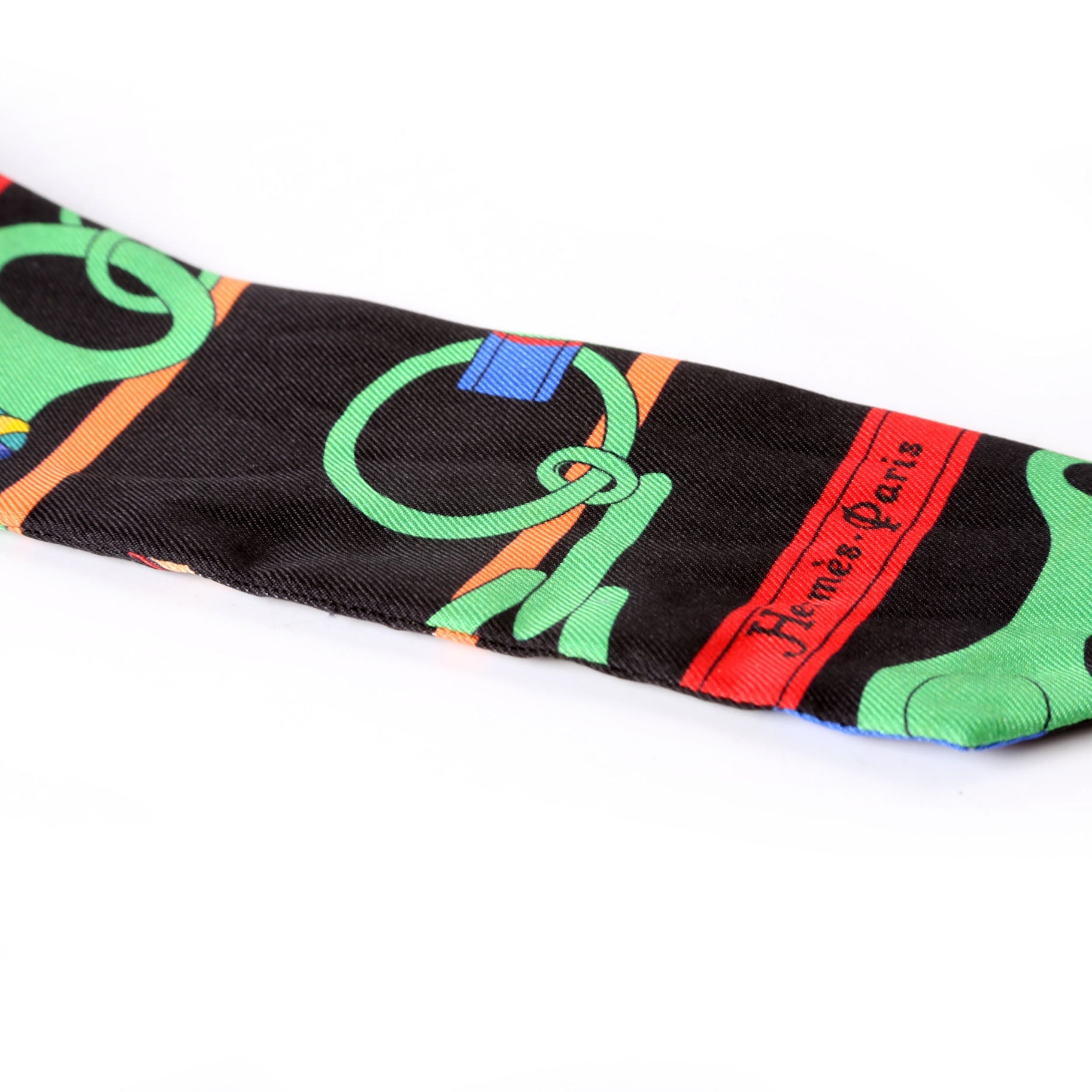 Hermes Panolie Equestre Twilly Silk Scarf