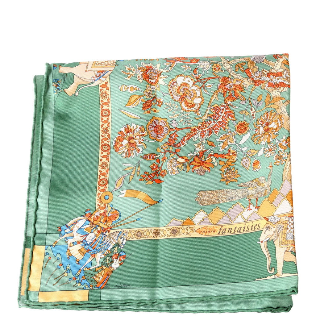 Hermes Fantaisies Indiennes Silk 40CM Scarf