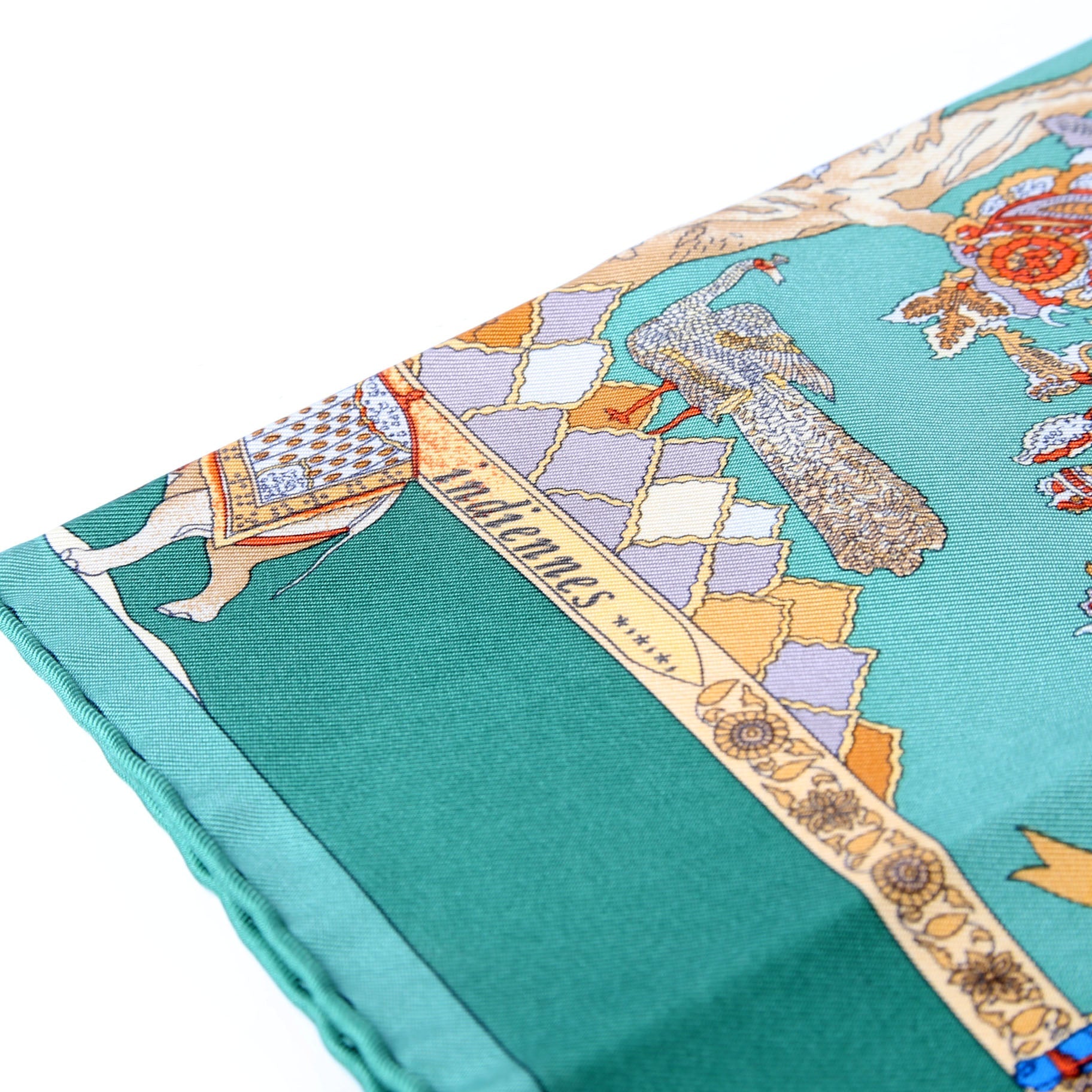 Hermes Fantaisies Indiennes Silk 40CM Scarf
