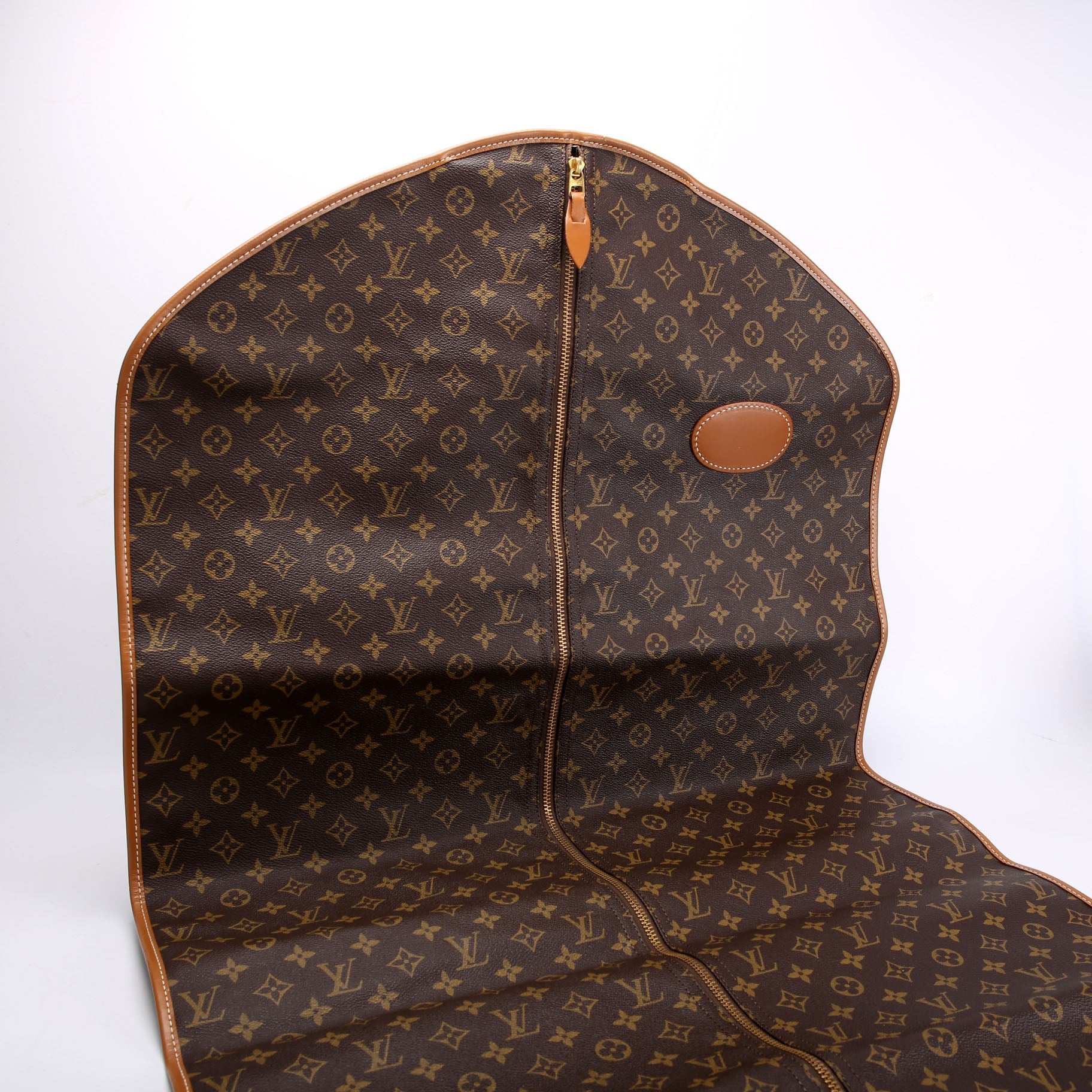 Garment Bag French Company Vintage Brown