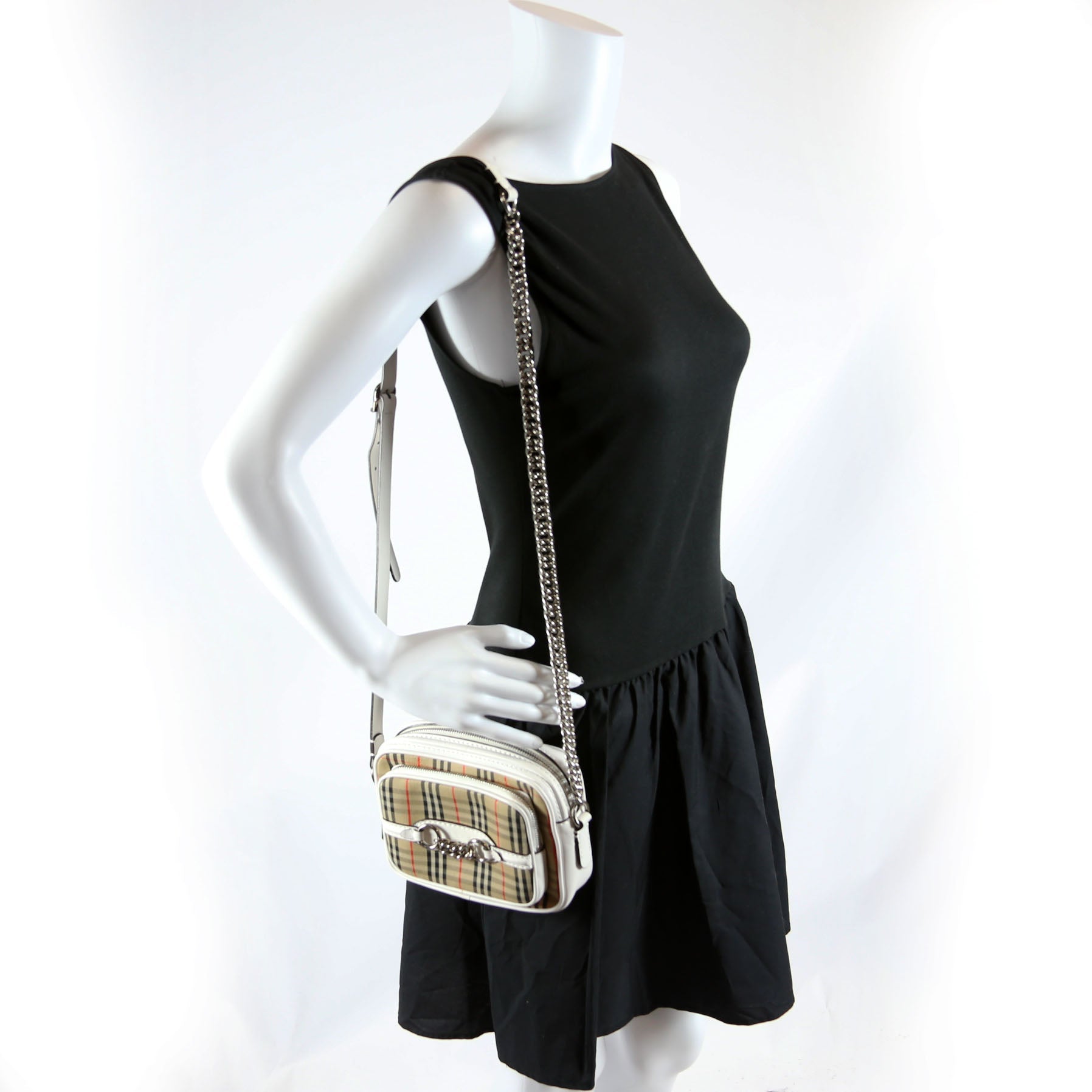 1983 Check Link Chain Camera Bag