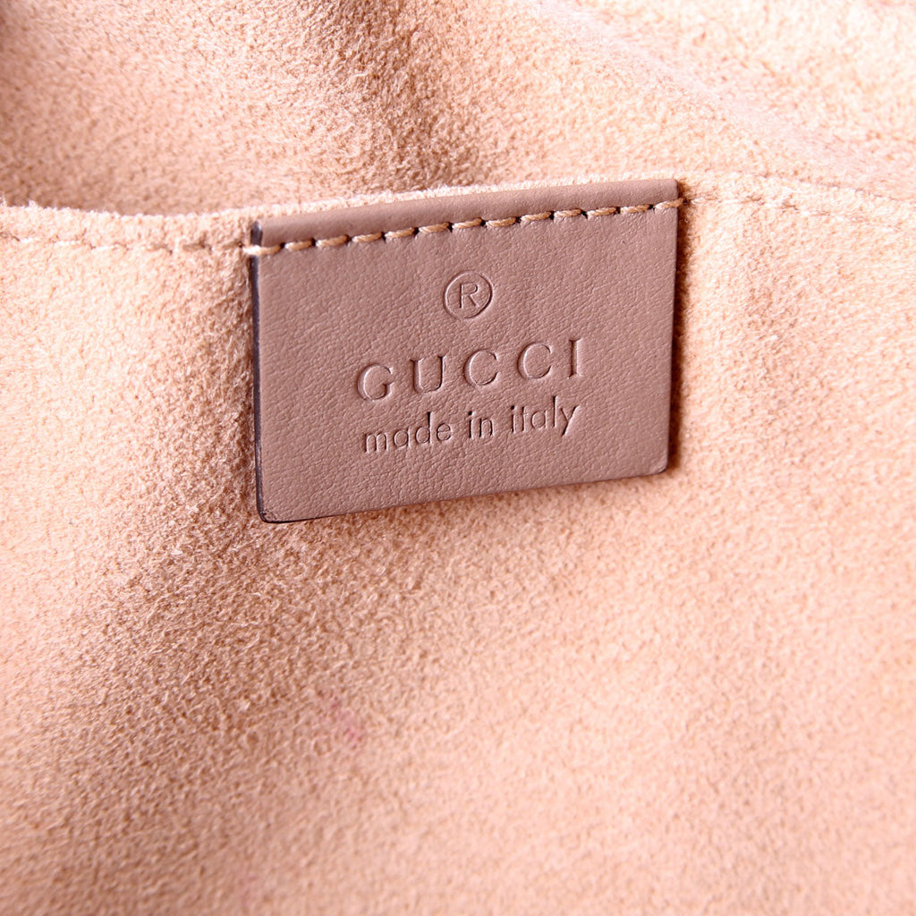 Gucci 447632 Marmont Small Leather Camera Taupe