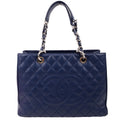 Grand Shopping Tote Caviar Blue