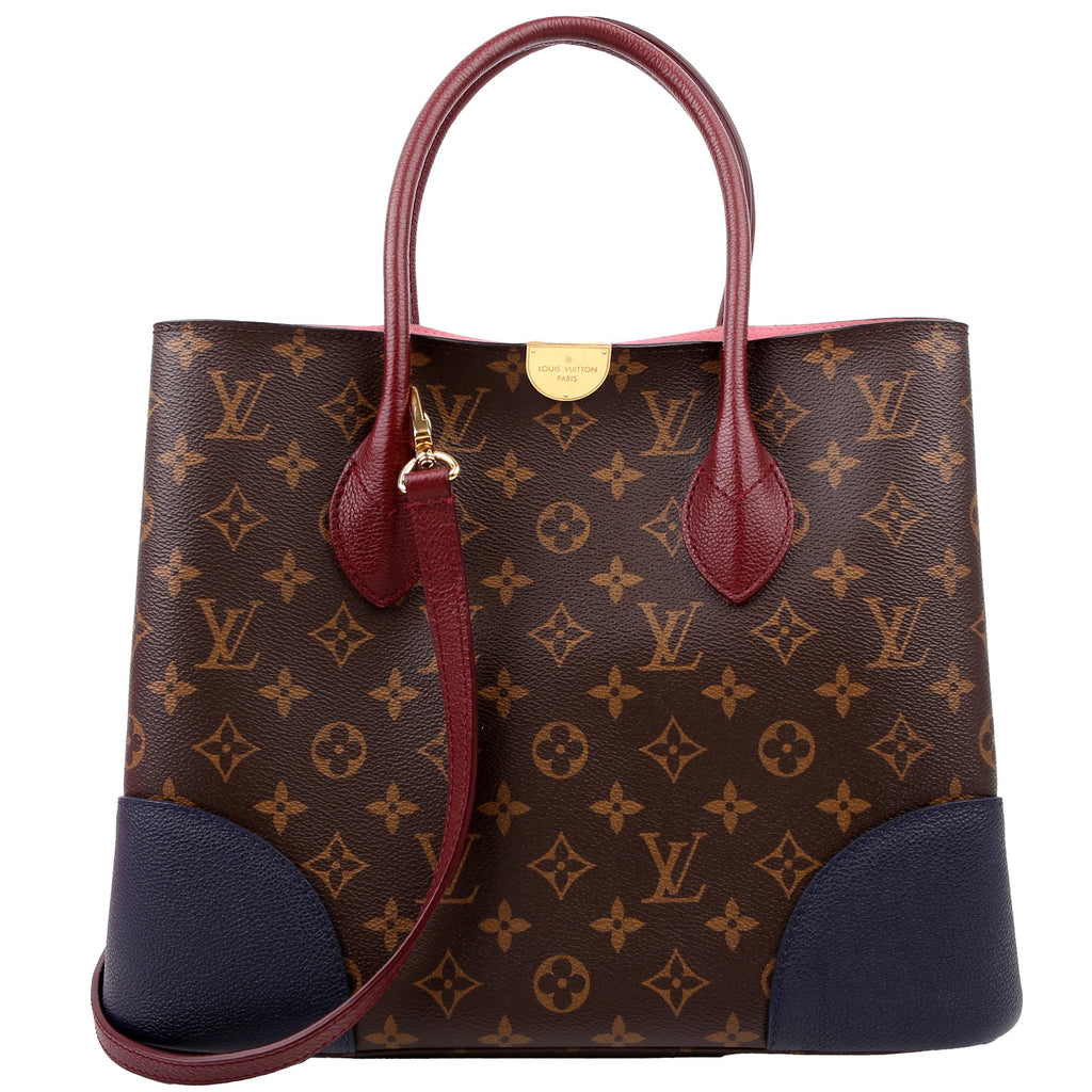 Flandrin Monogram/Leather Berry/Navy