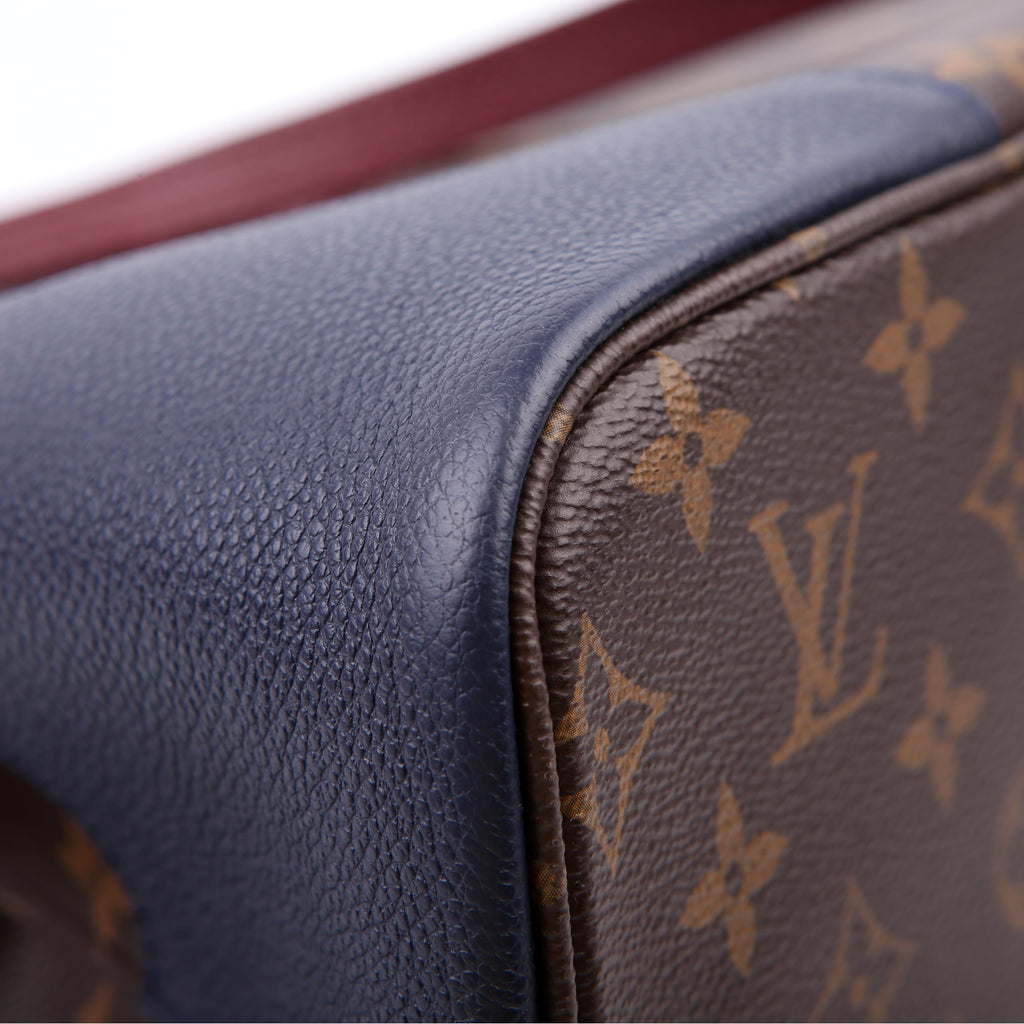 Flandrin Monogram/Leather Berry/Navy