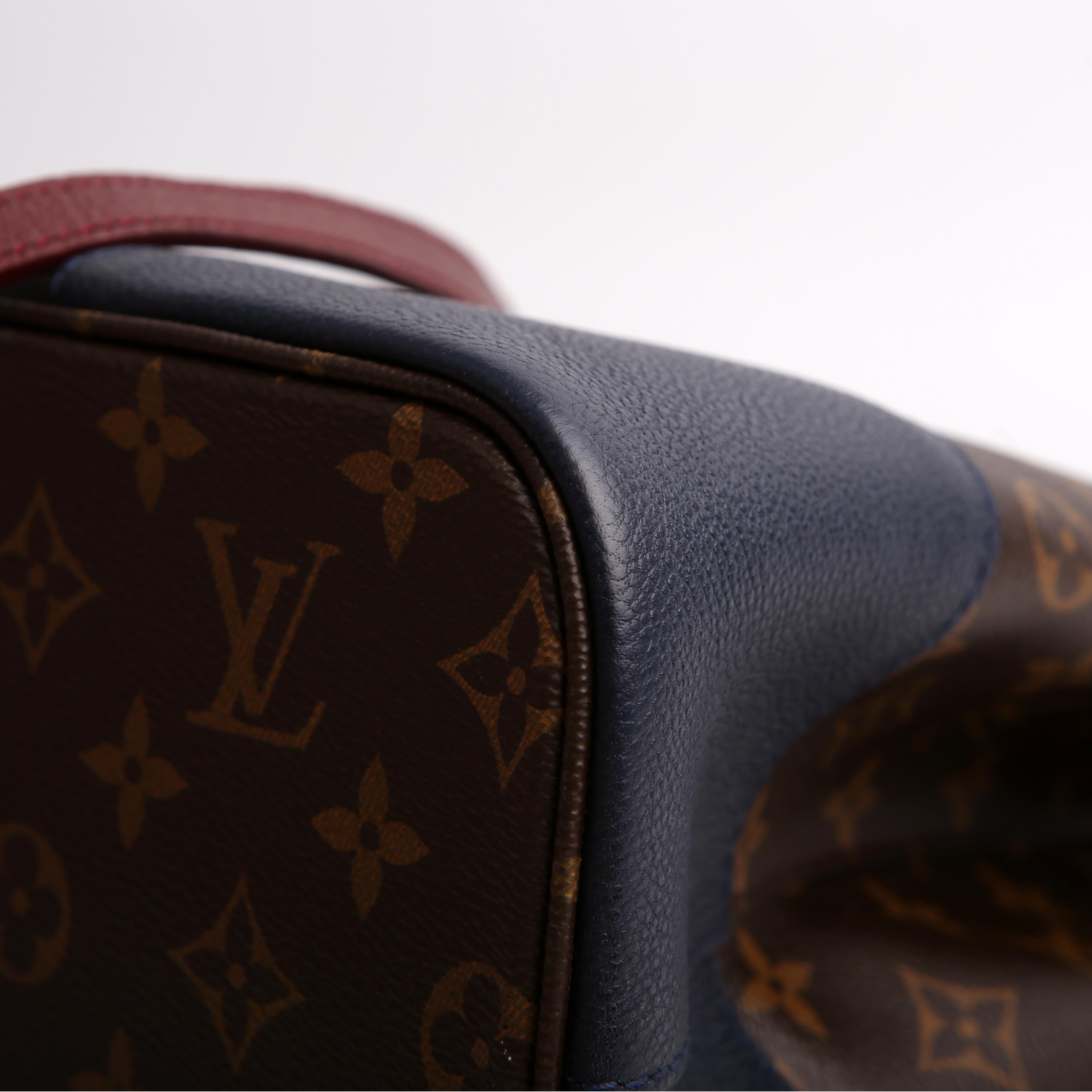 Flandrin Monogram/Leather Berry/Navy