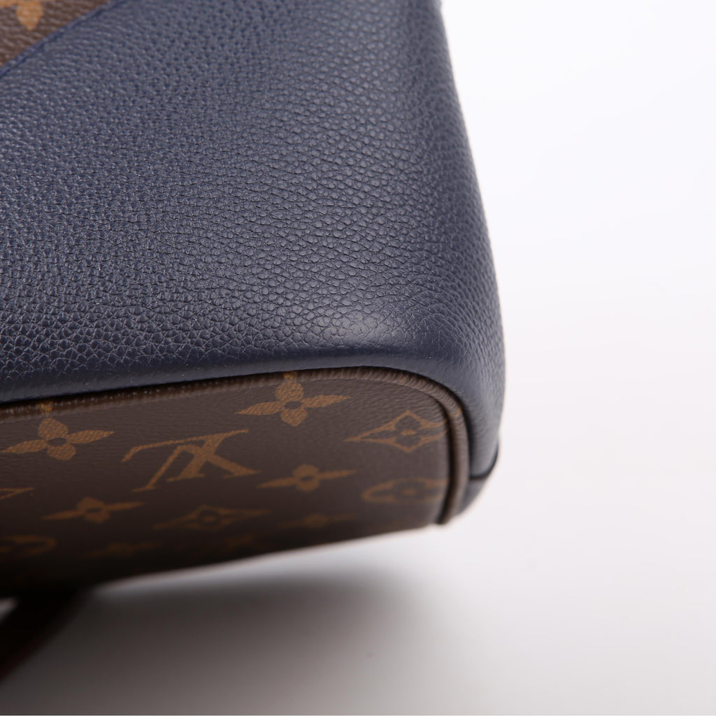 Flandrin Monogram/Leather Berry/Navy