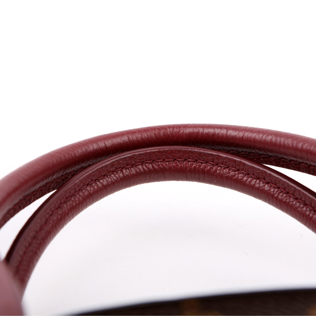 Flandrin Monogram/Leather Berry/Navy