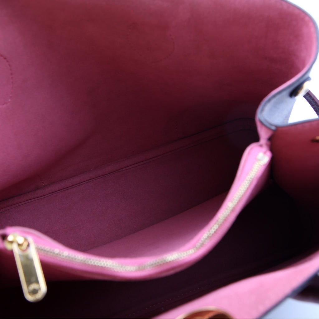 Flandrin Monogram/Leather Berry/Navy