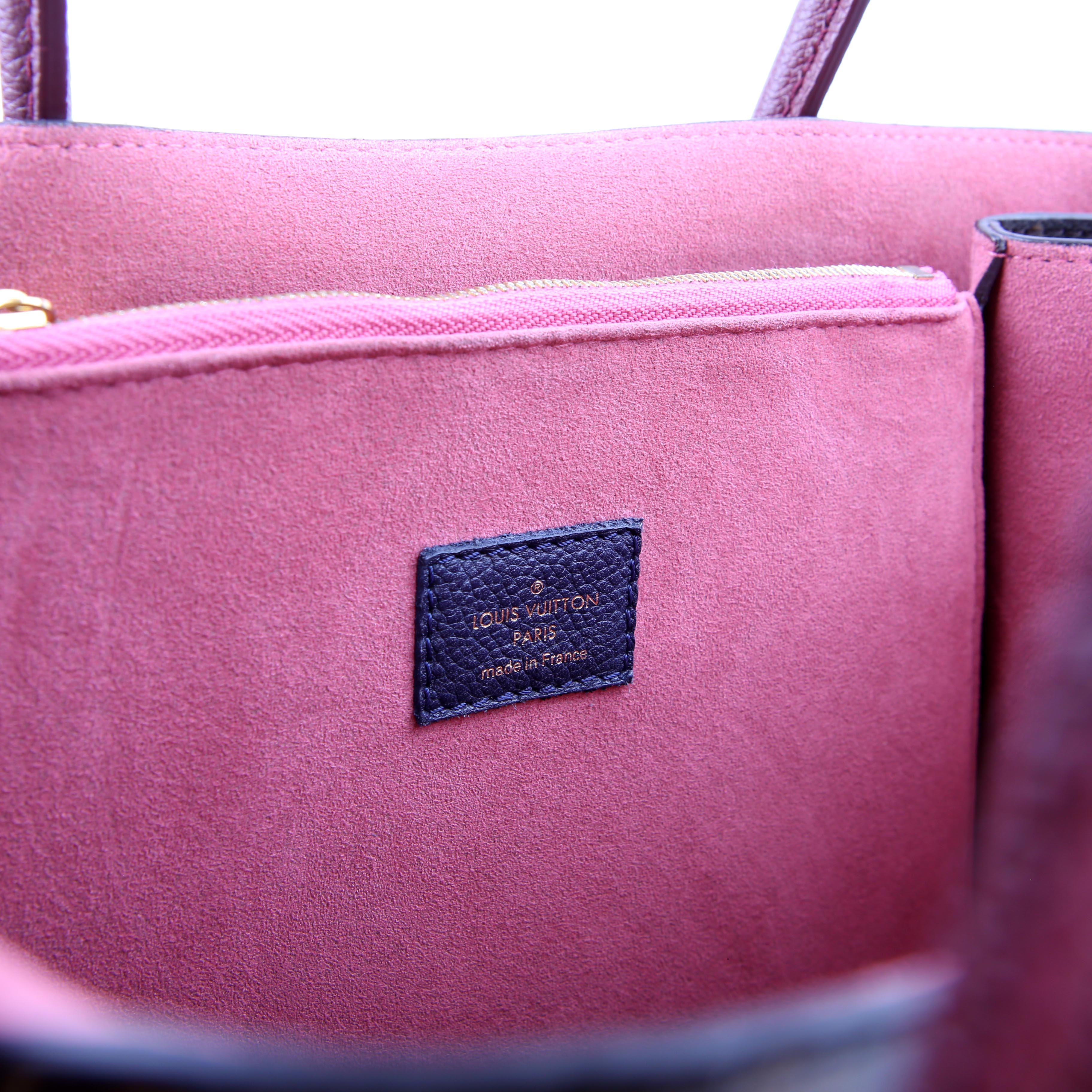 Flandrin Monogram/Leather Berry/Navy