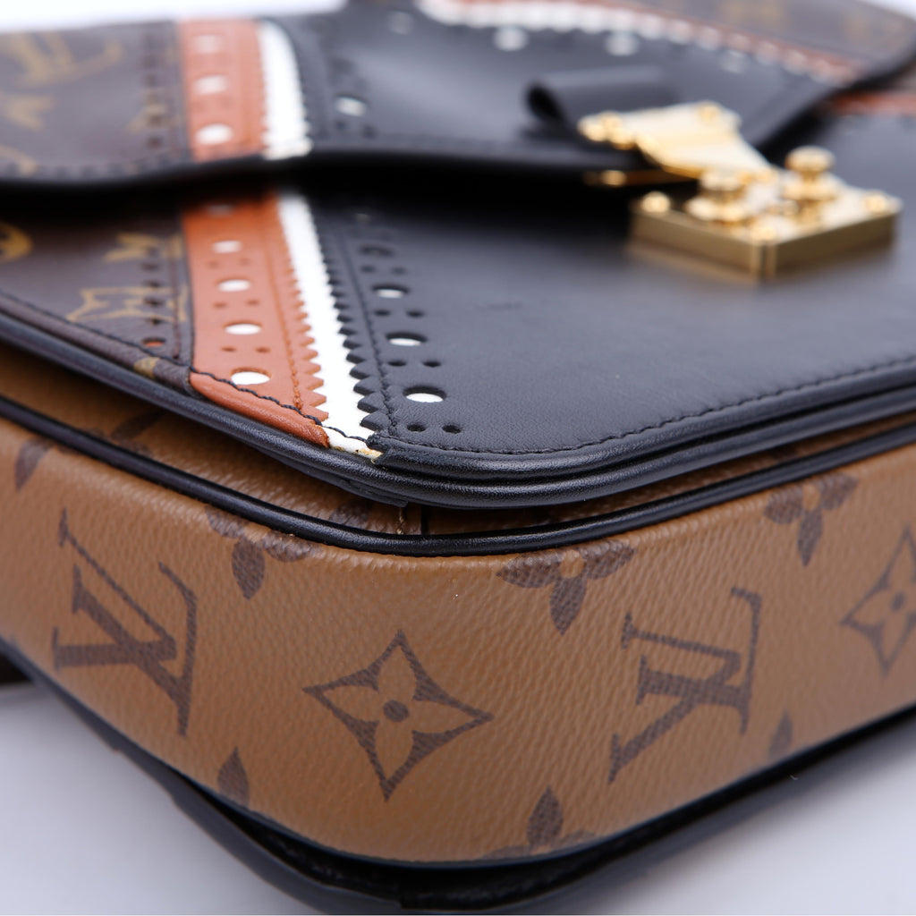 Pochette Metis Monogram Brogue Black/Brown