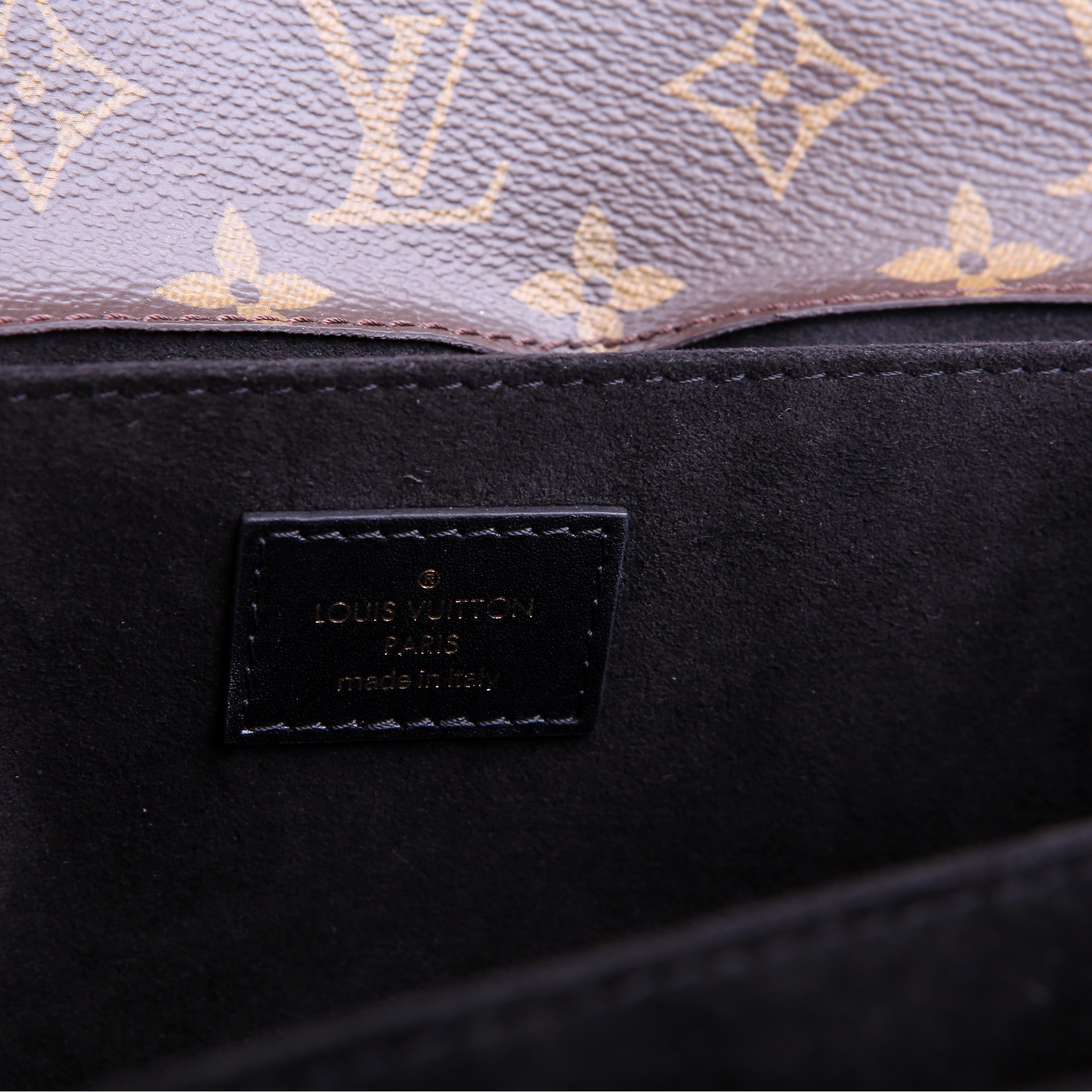 Pochette Metis Monogram Brogue Black/Brown