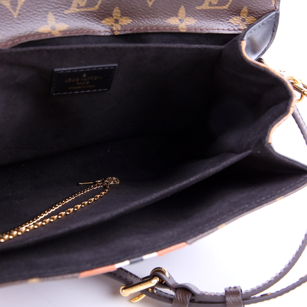 Pochette Metis Monogram Brogue Black/Brown