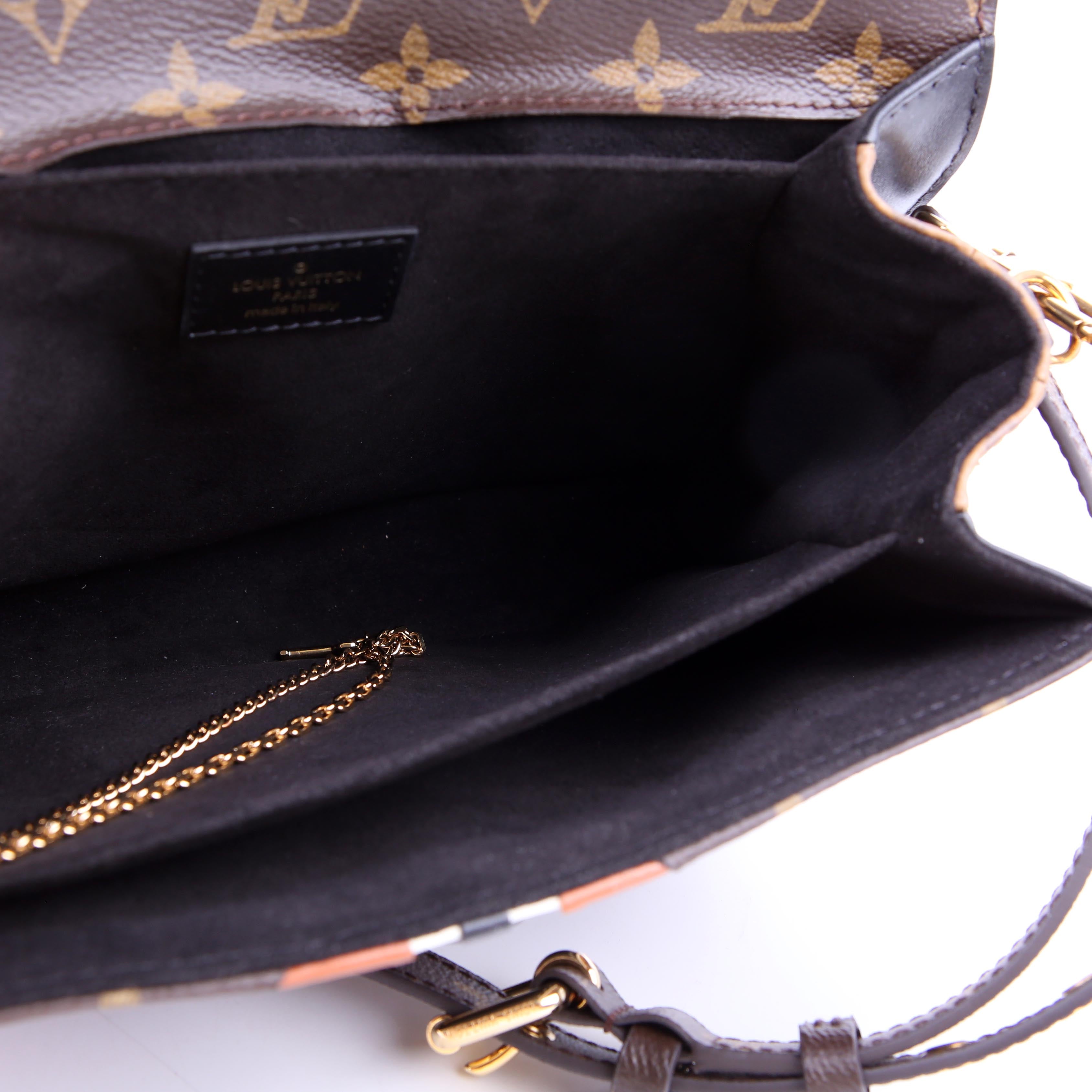 Pochette Metis Monogram Brogue Black/Brown