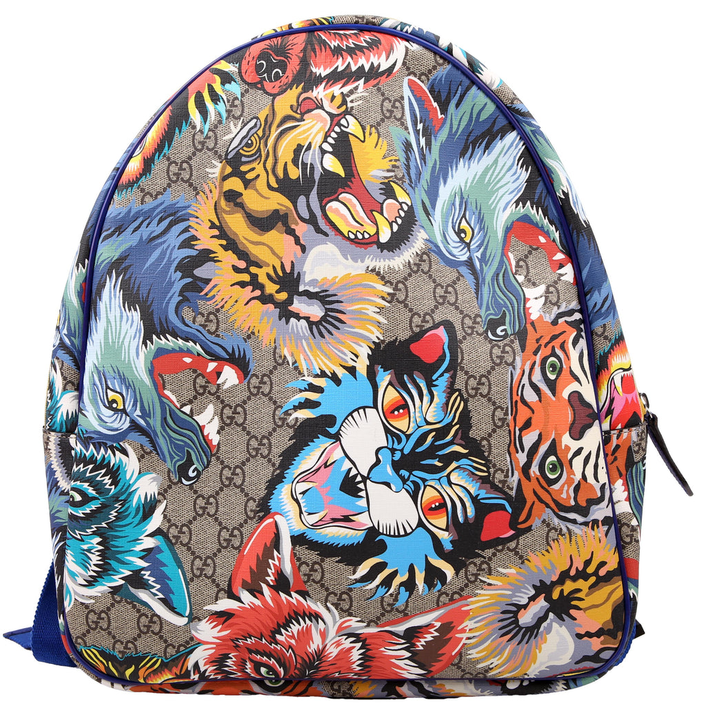 Gucci 501976 Children's Animal Faces Backpack