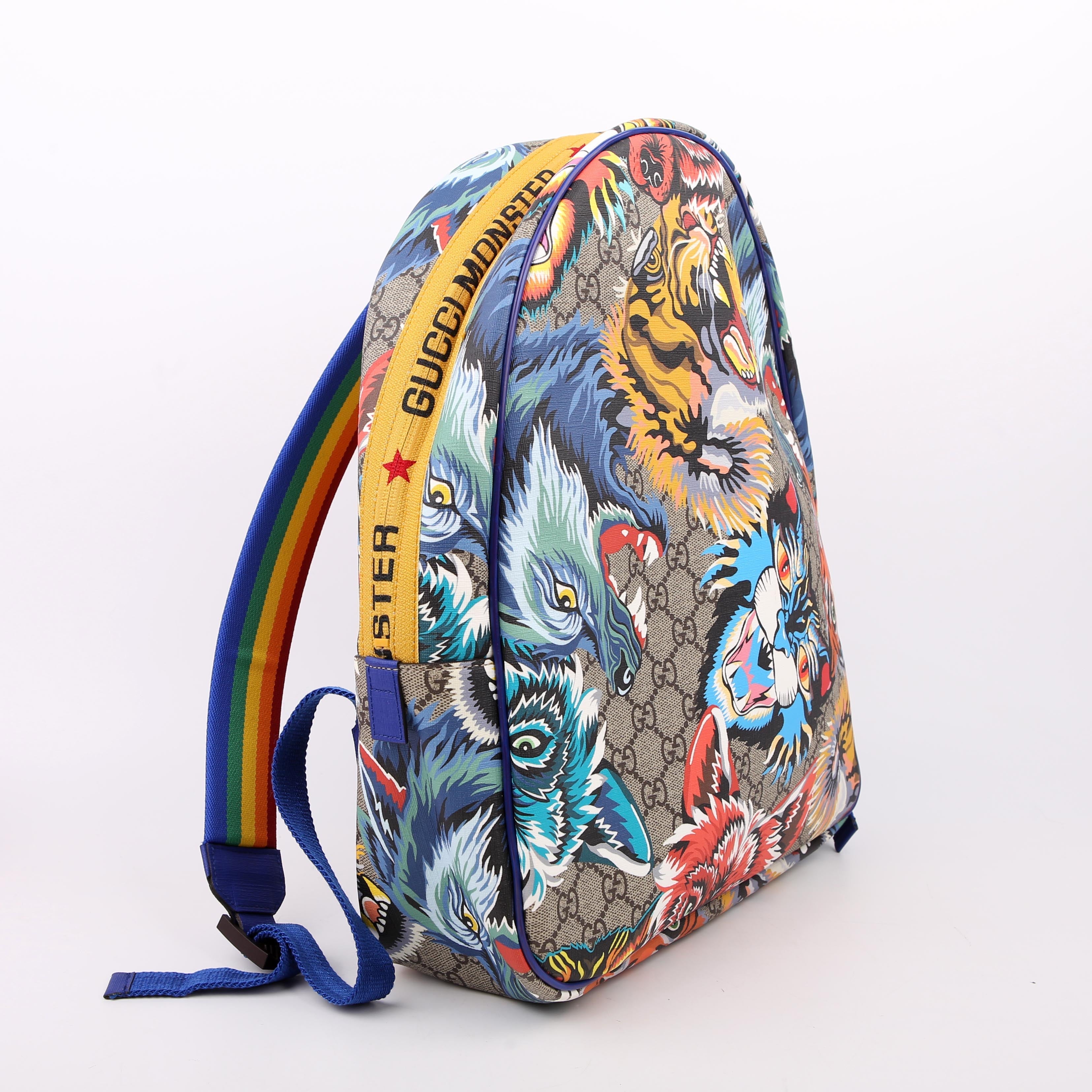 Gucci 501976 Children's Animal Faces Backpack