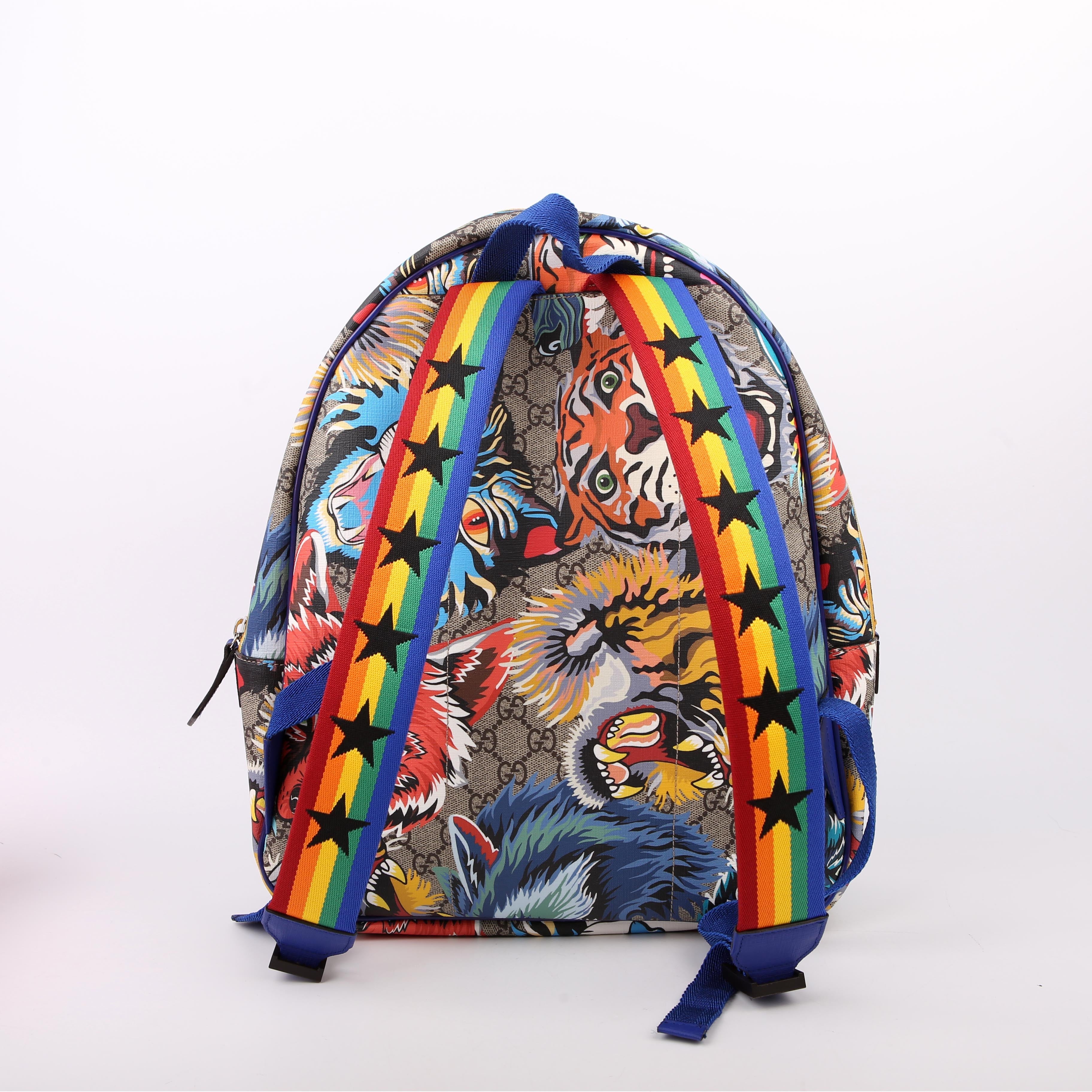 Gucci 501976 Children's Animal Faces Backpack