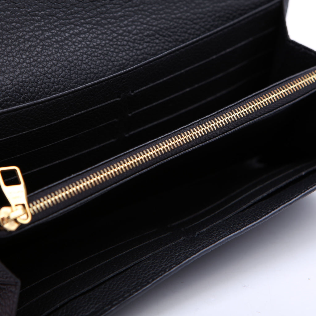 Sarah Wallet Empreinte Black