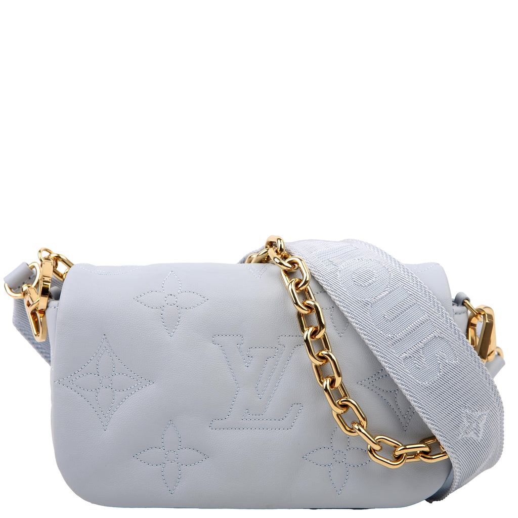 Wallet On Strap Bubblegram Blue