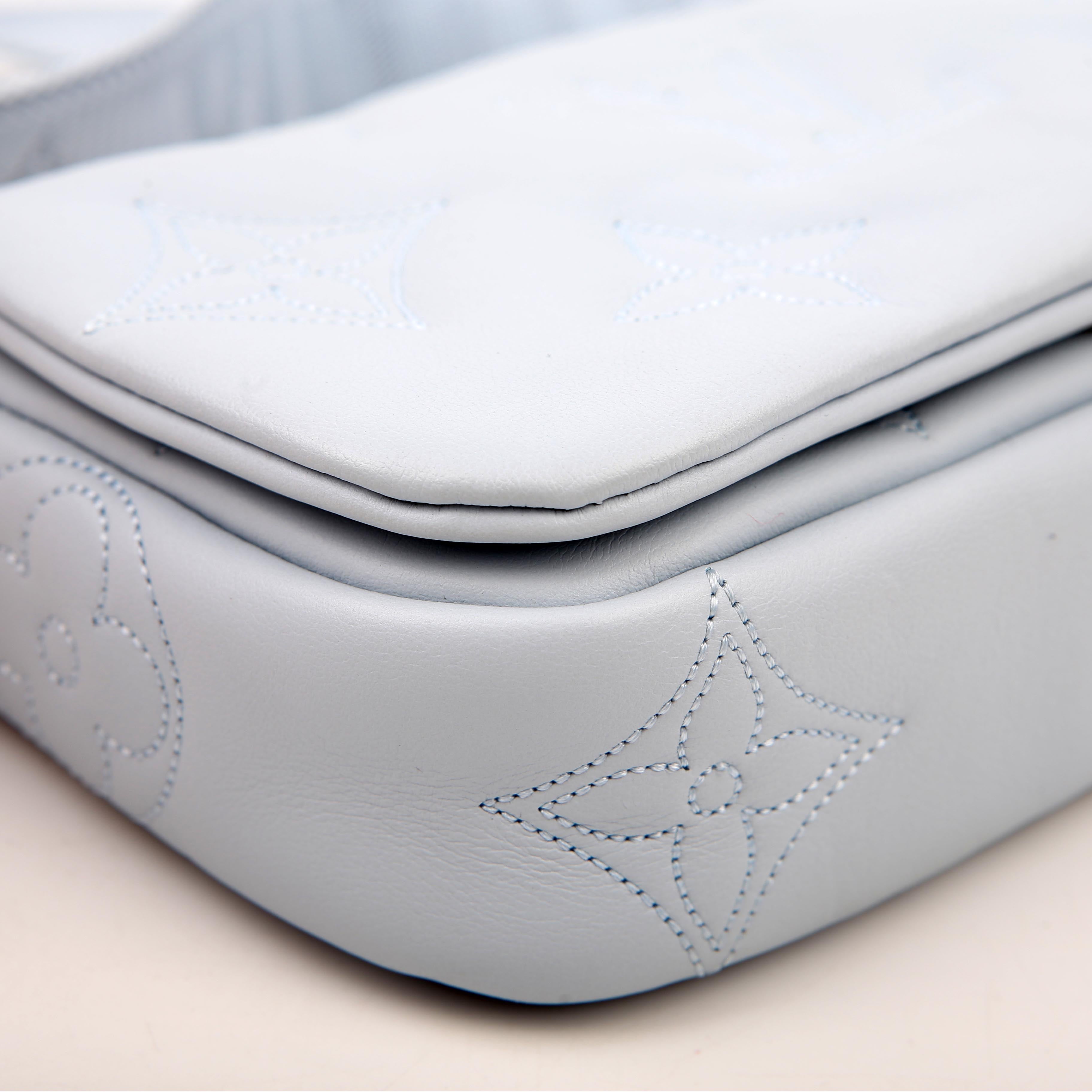 Wallet On Strap Bubblegram Blue
