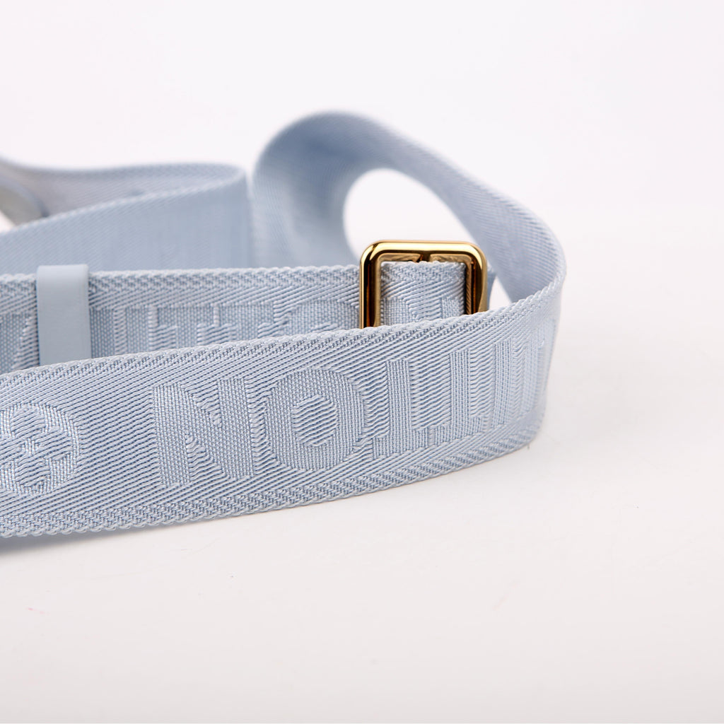 Wallet On Strap Bubblegram Blue