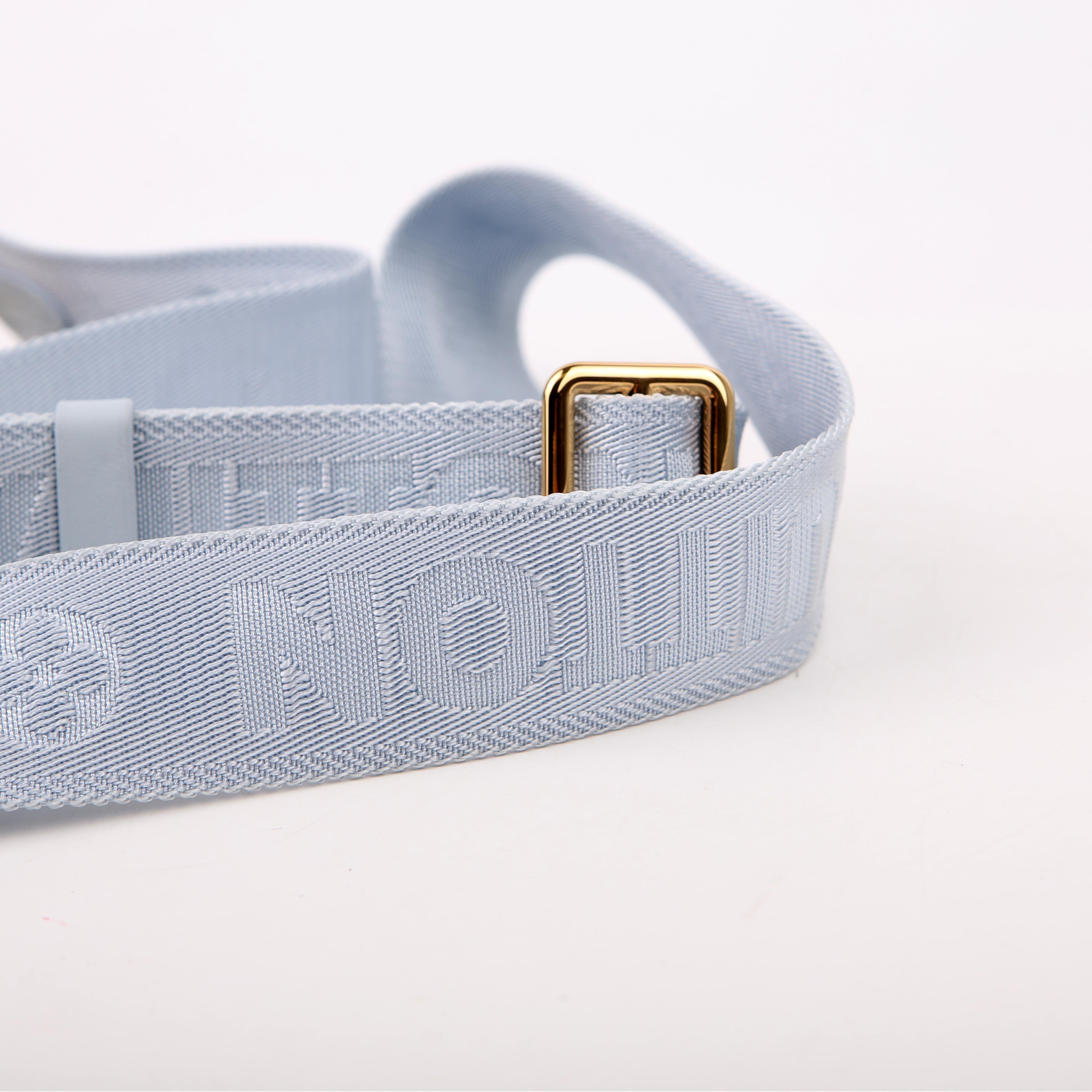 Wallet On Strap Bubblegram Blue