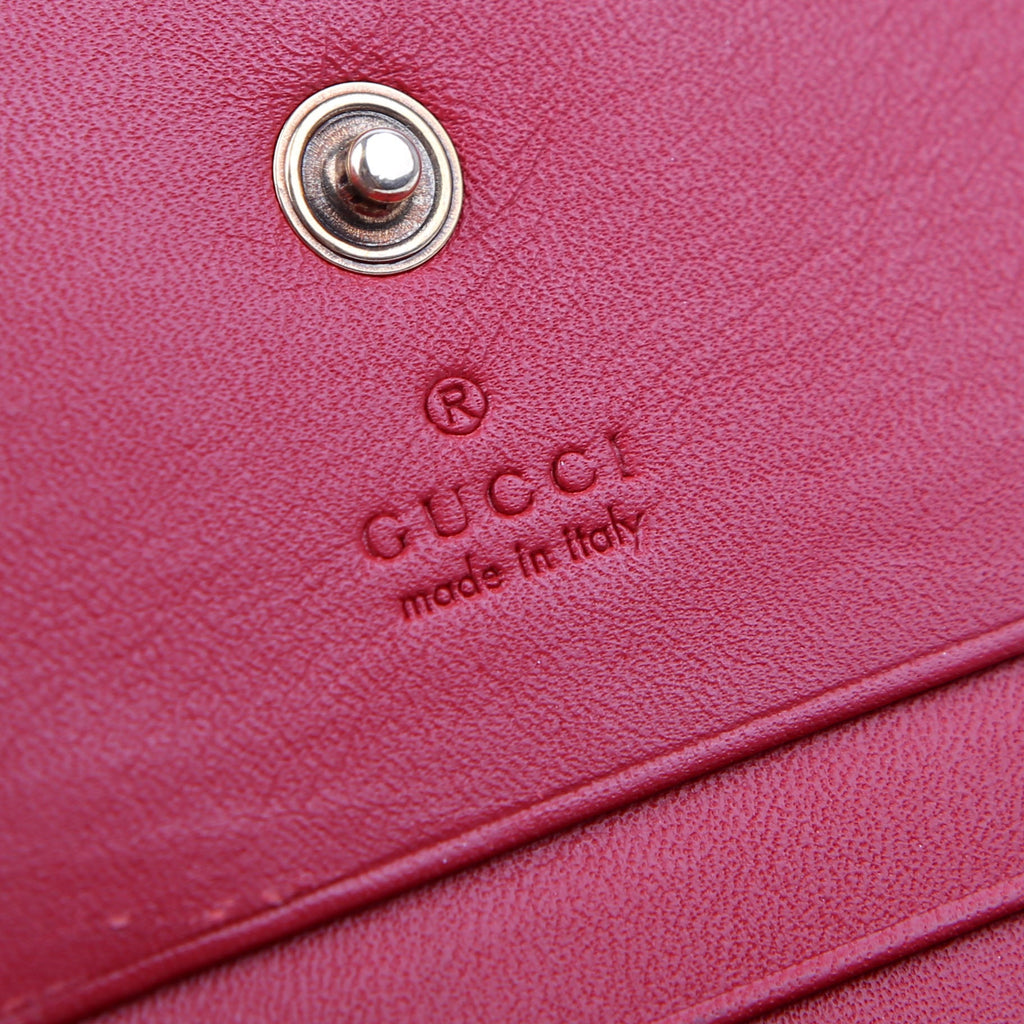 Gucci 476050 GG Supreme Cherries Card Case