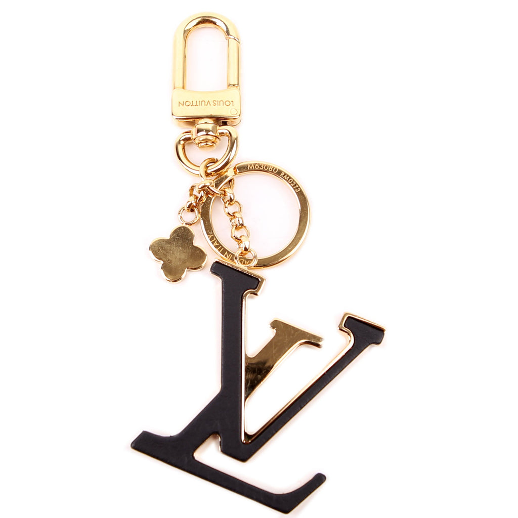 Capucines Bag Charm Black/Gold