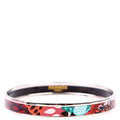 Hermes Printed Enamel Narrow Bangle Bracelet