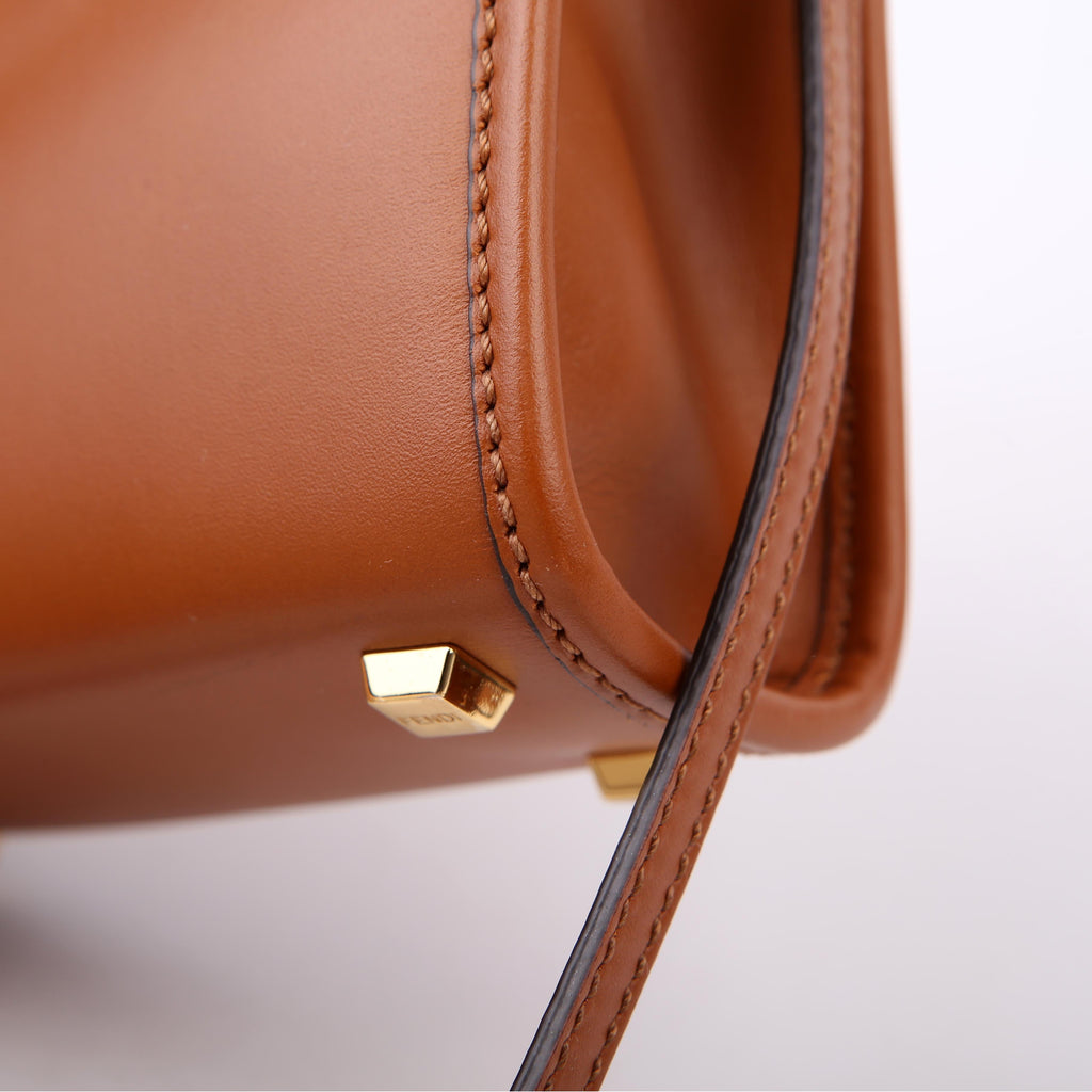 Fendi Mini Sunshine Shopper Brown