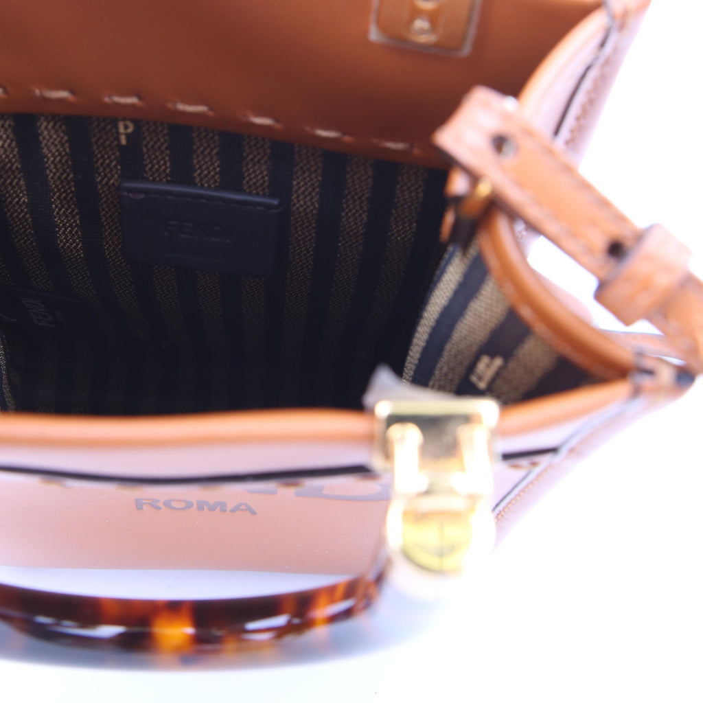 Fendi Mini Sunshine Shopper Brown