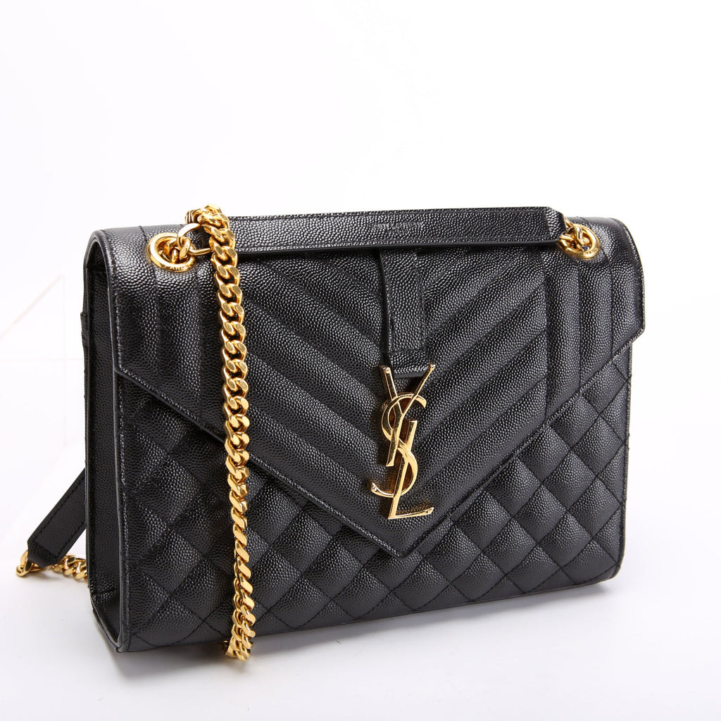 Envelope Medium Tri-Quilt 487206 Black