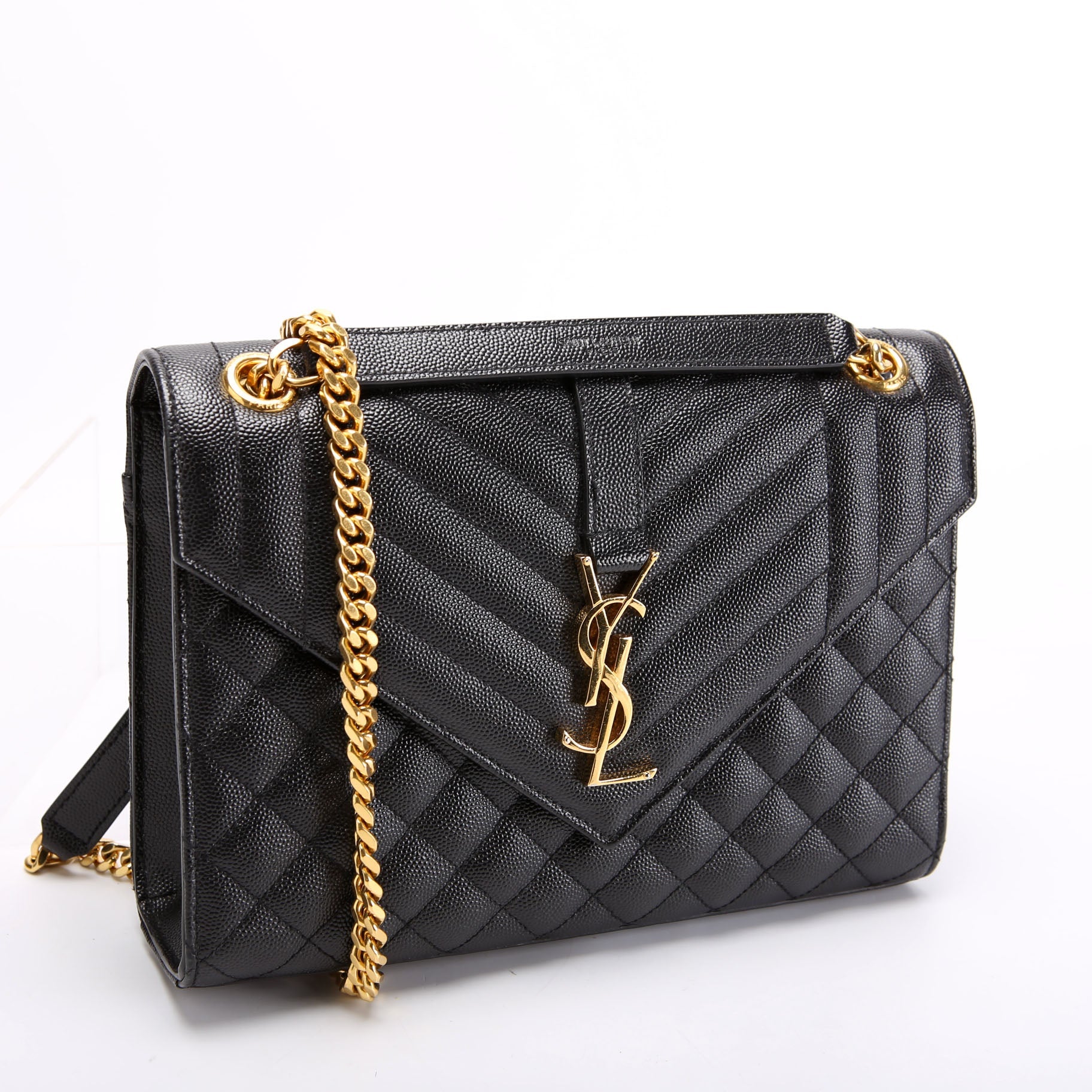 Envelope Medium Tri-Quilt 487206 Black