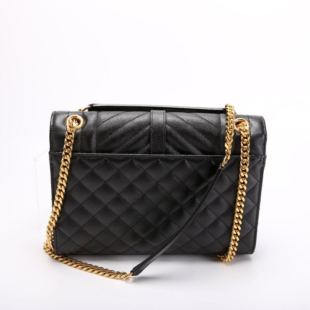 Envelope Medium Tri-Quilt 487206 Black