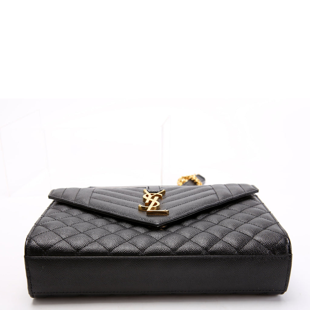 Envelope Medium Tri-Quilt 487206 Black
