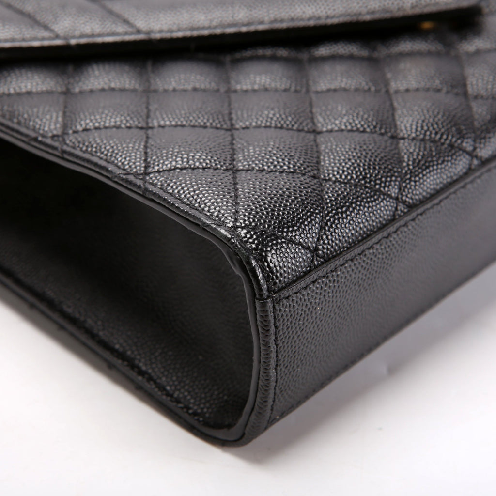 Envelope Medium Tri-Quilt 487206 Black