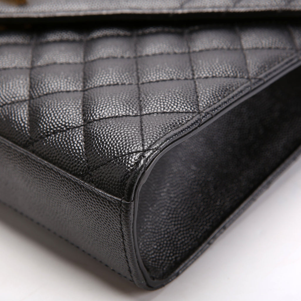 Envelope Medium Tri-Quilt 487206 Black
