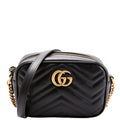 Gucci 634785 Marmont Mini Camera Bag Black