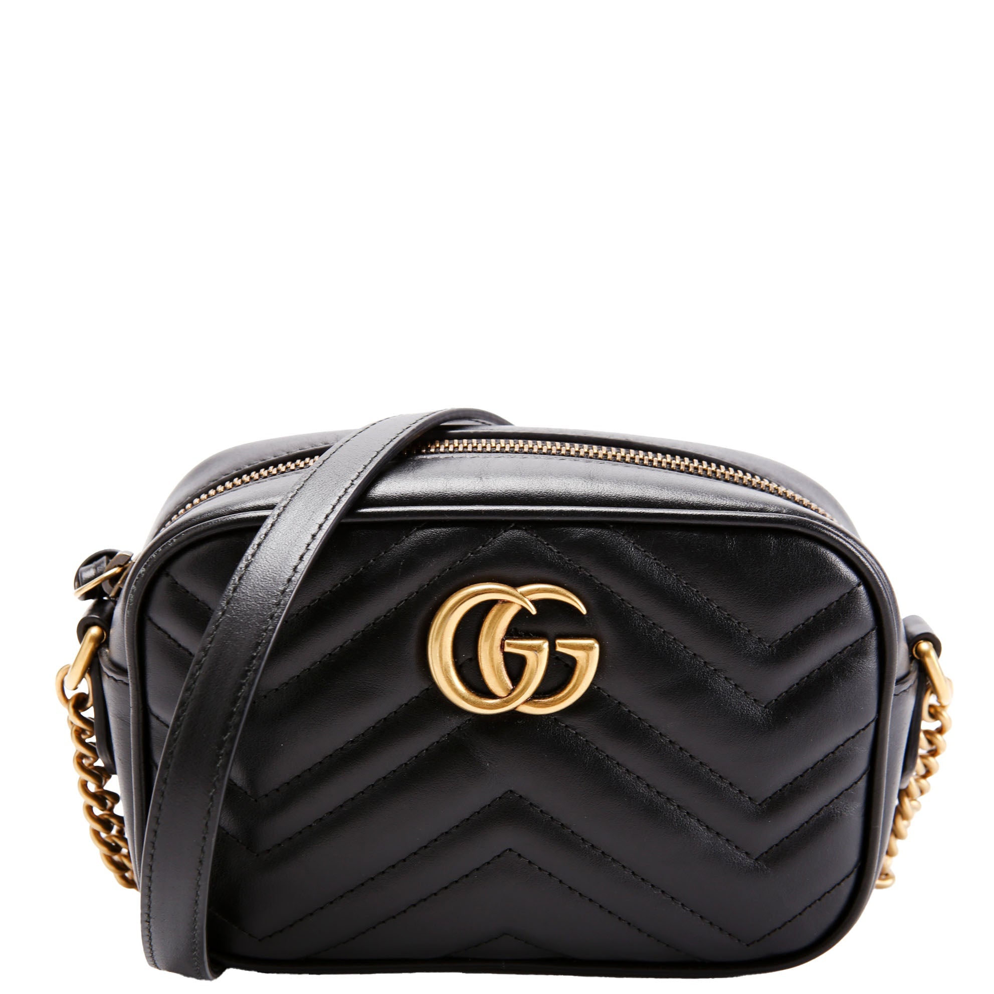 Gucci 634785 Marmont Mini Camera Bag Black