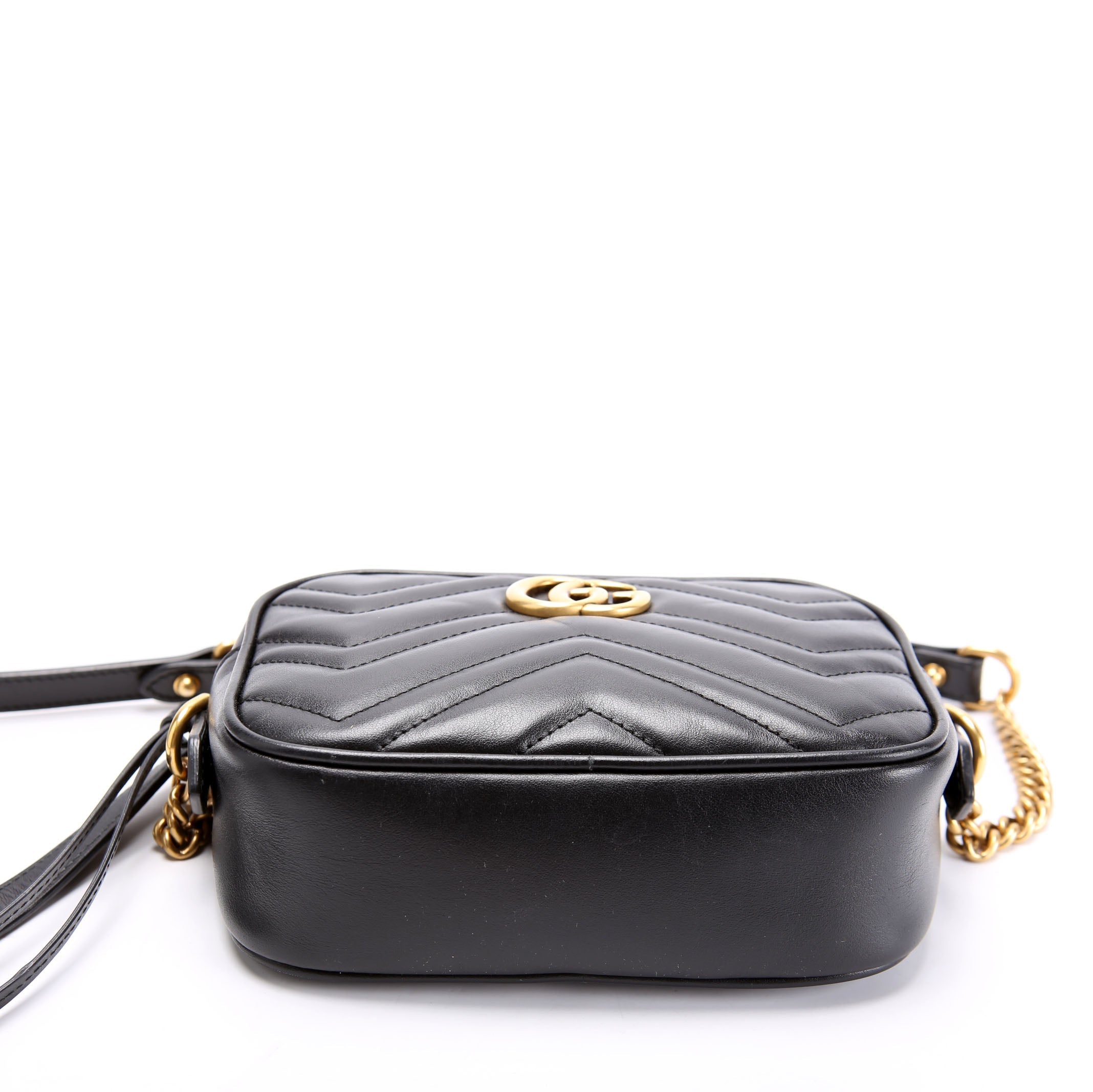 Gucci 634785 Marmont Mini Camera Bag Black