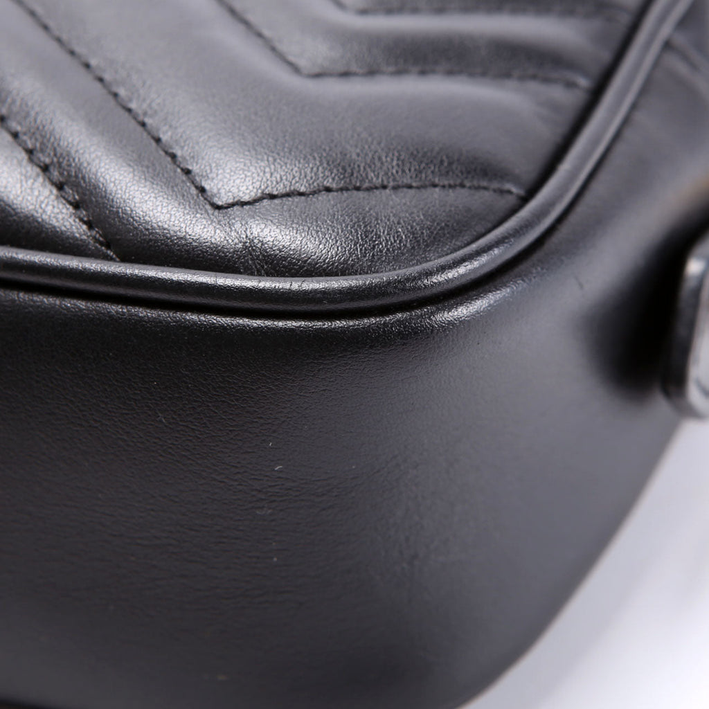Gucci 634785 Marmont Mini Camera Bag Black
