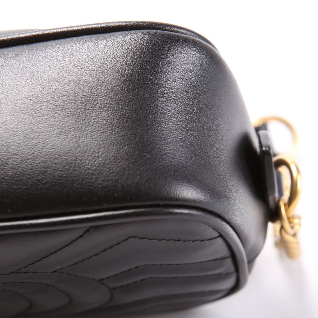 Gucci 634785 Marmont Mini Camera Bag Black
