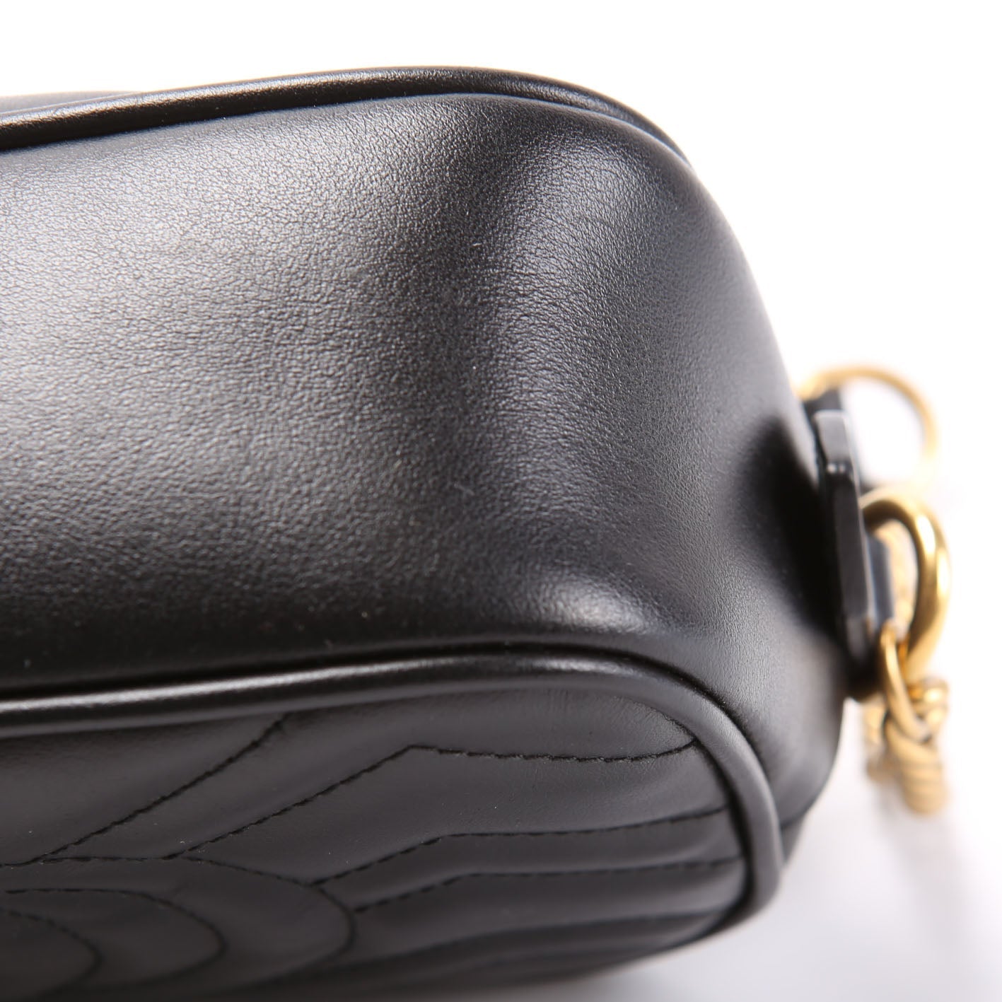 Gucci 634785 Marmont Mini Camera Bag Black