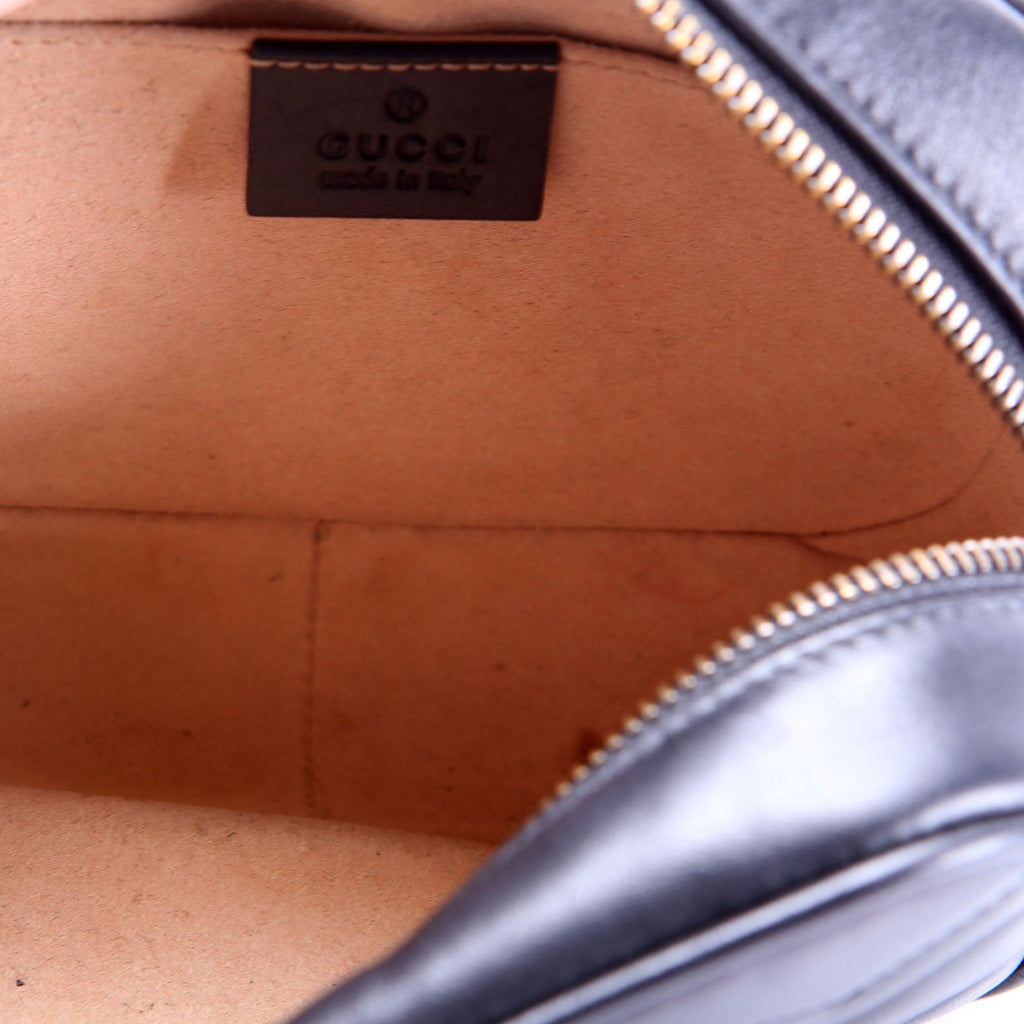 Gucci 634785 Marmont Mini Camera Bag Black
