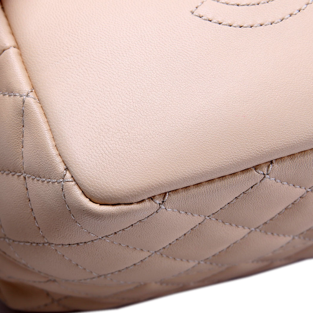 Quilted Mini Hobo 19M Cream