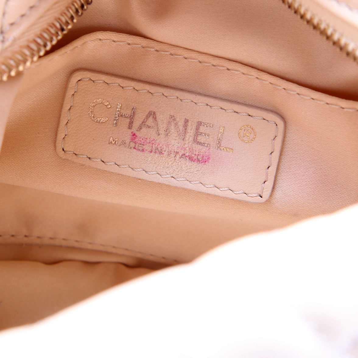 Quilted Mini Hobo 19M Cream