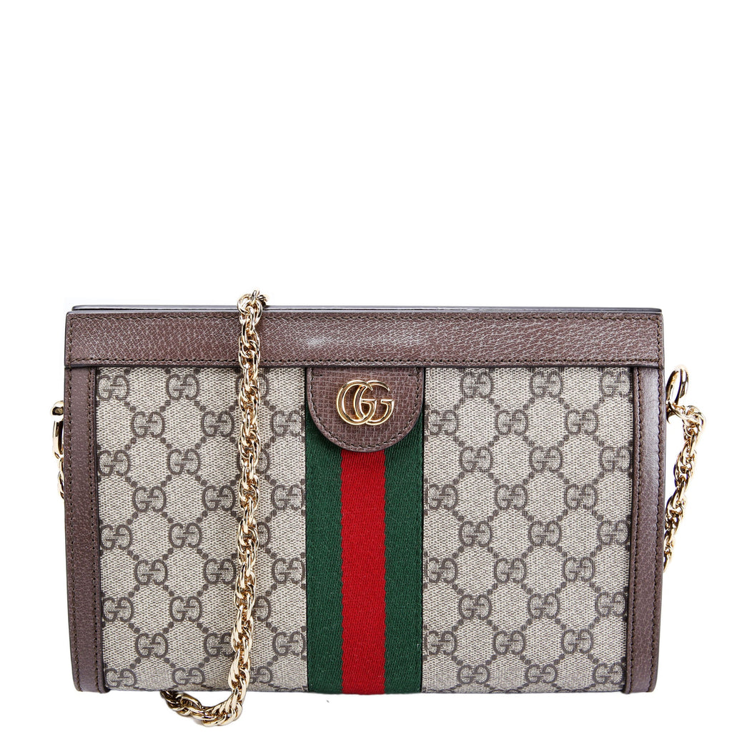 503877 GG Supreme Ophidia Small Chain Brown