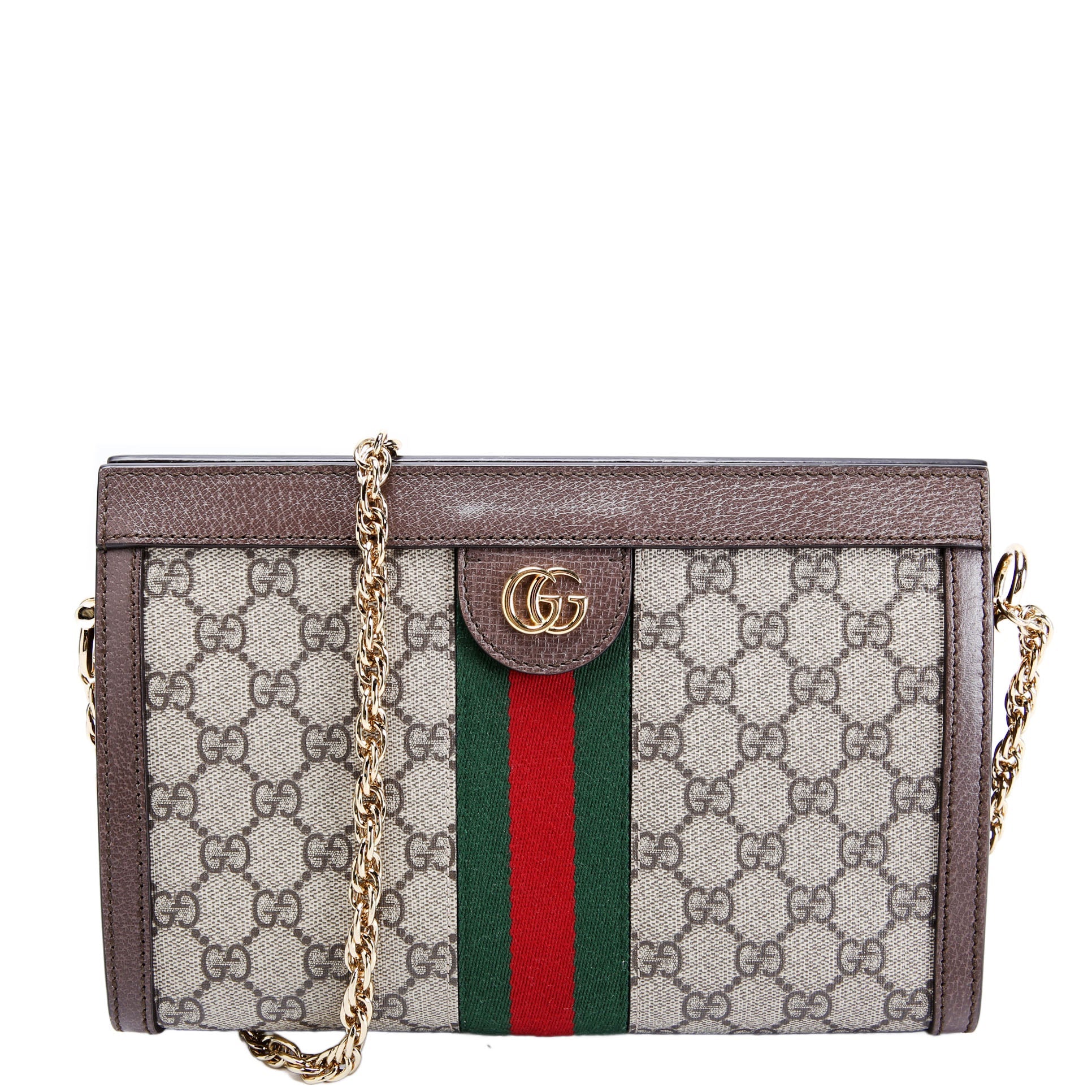 503877 GG Supreme Ophidia Small Chain Brown